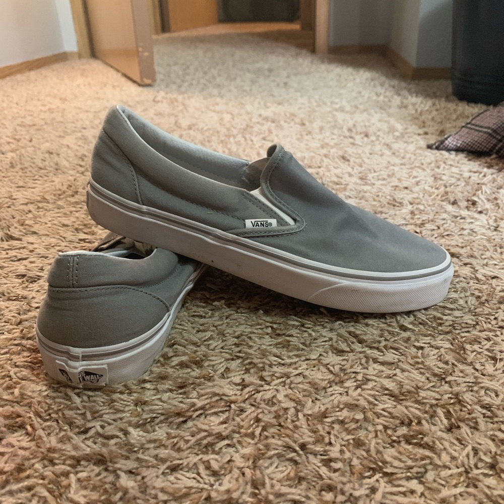 Grey Slip On Vans